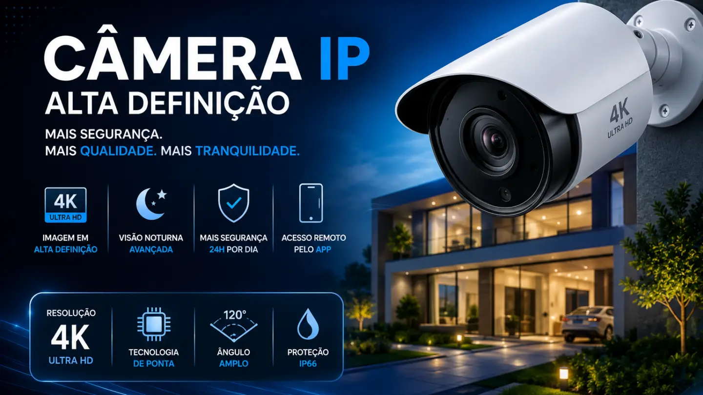 câmeras ip mais vendidas e bem avaliadas no Brasil
