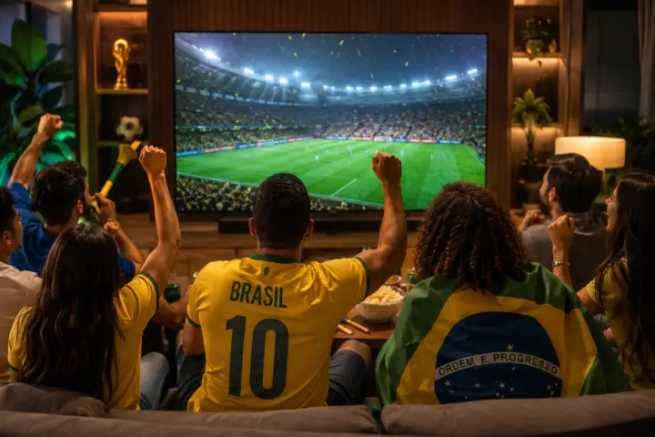 melhor tv para copa do mundo 2026